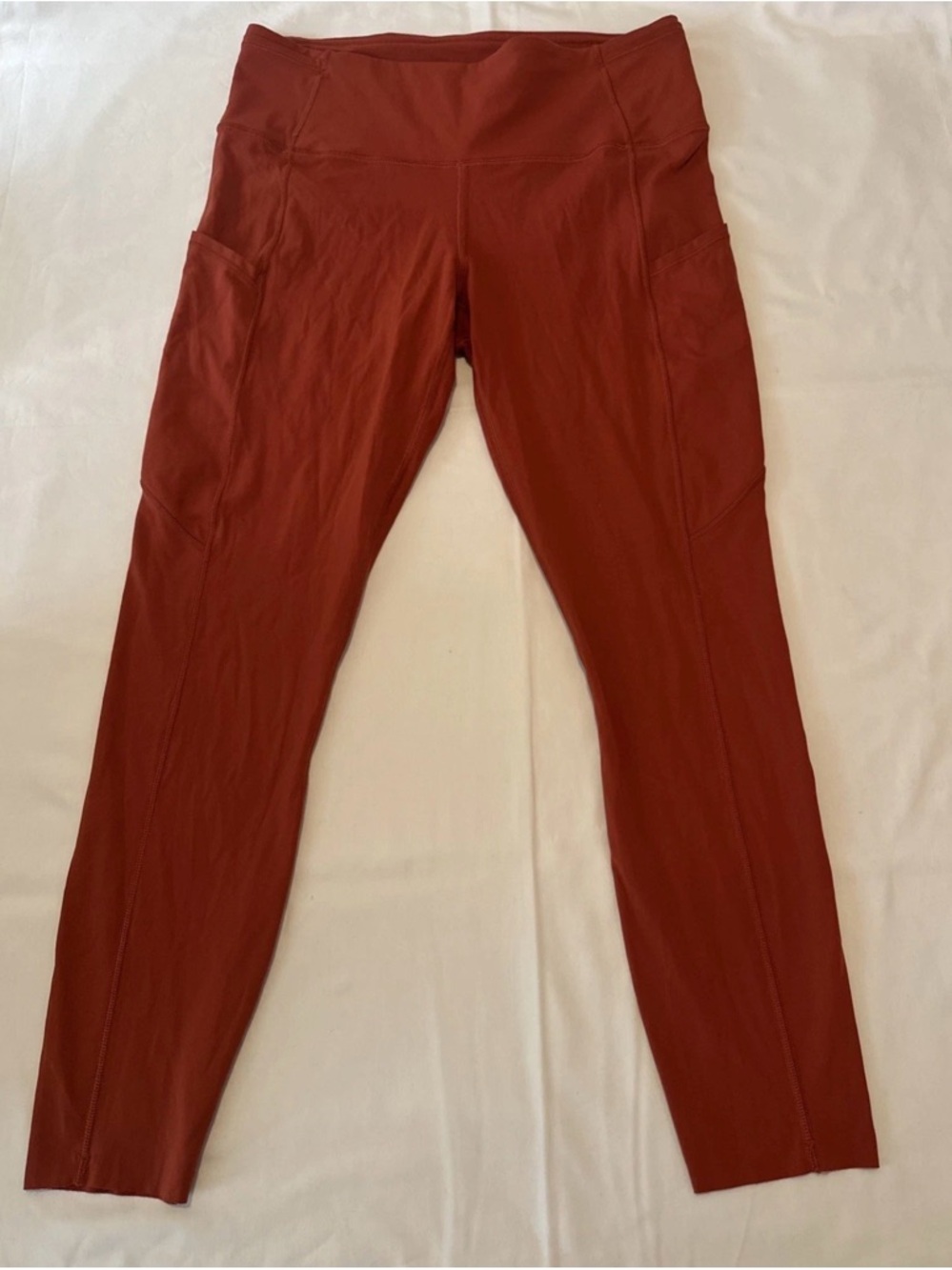 Lululemon Womens Fast Free Tight II 23" Non-Reflective Nulux Cayenne Size 8 NWOT